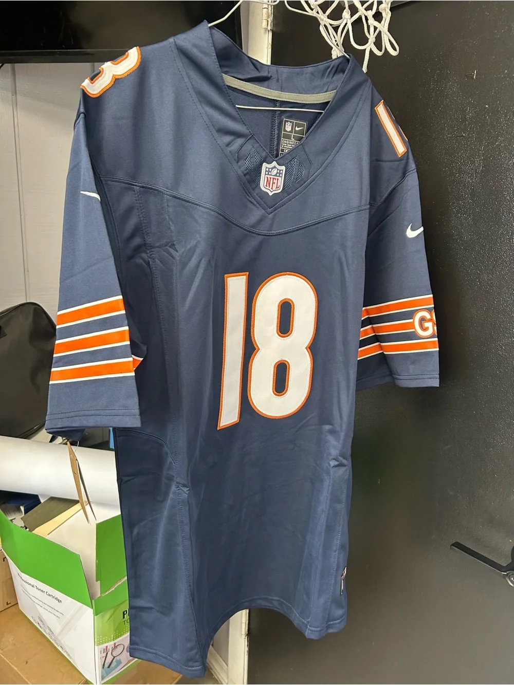 Nike Men’s Navy Blue Chicago Bears Caleb Wilson Jersey